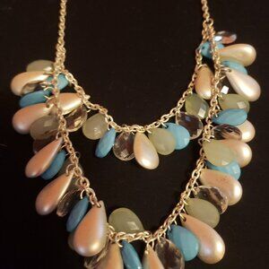 Costume necklace with beautiful  colors